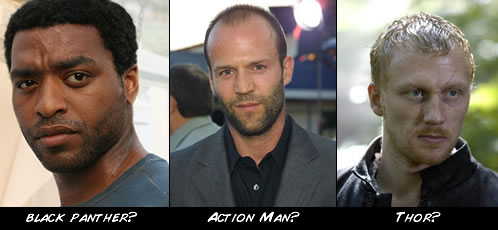 ¿Black Panther, Action Man y Thor?